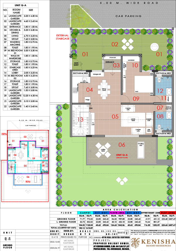 PANORAMIC VIEW VILLA Q7 FLOOR PLAN